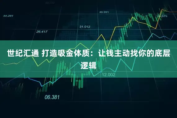 世纪汇通 打造吸金体质：让钱主动找你的底层逻辑